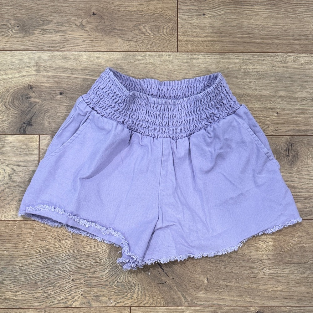 Wild Fable Lilac High Waist Shorts